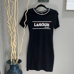 Mini Black League Dress